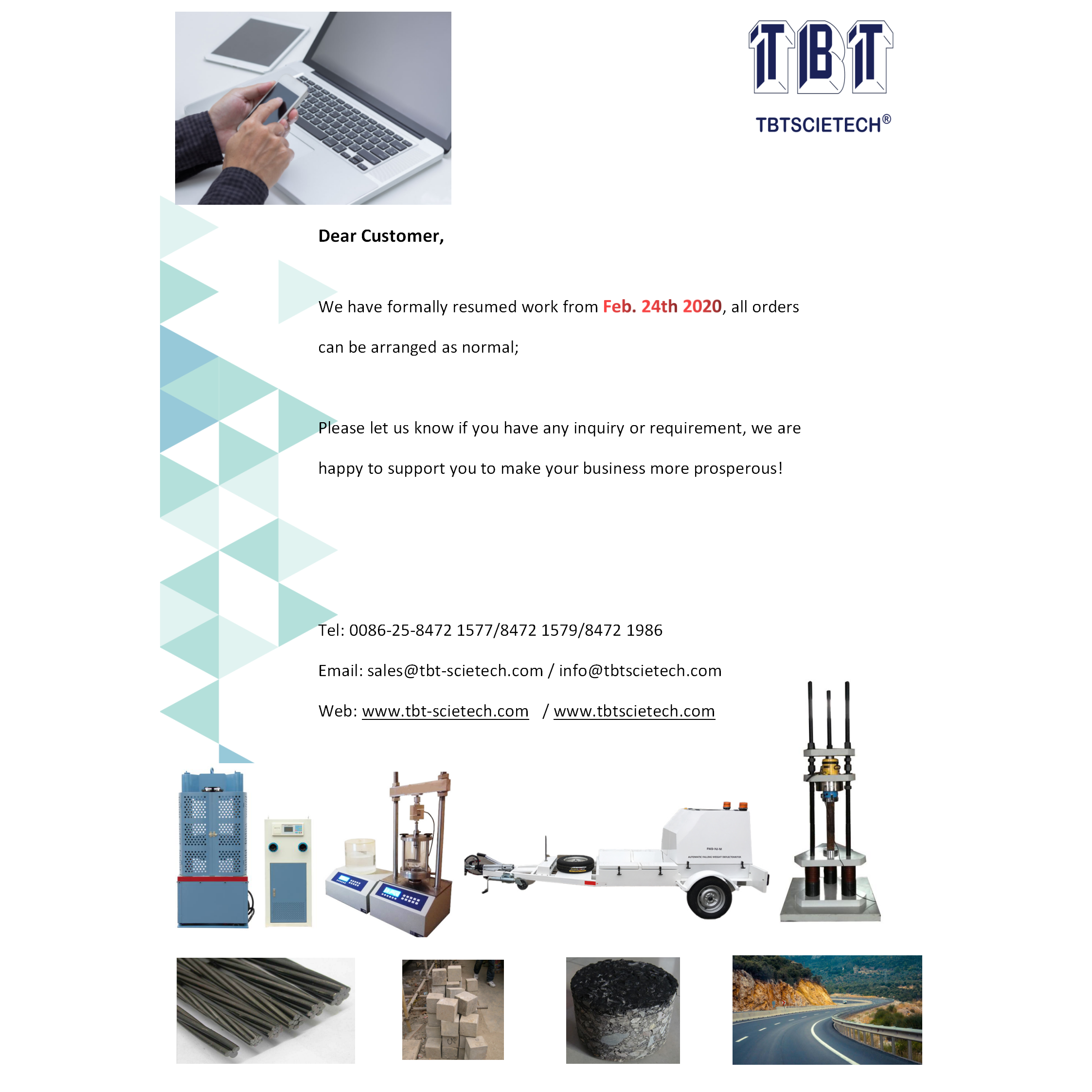 TBT làm việc trở lại từ ngày 24/02/2020 !