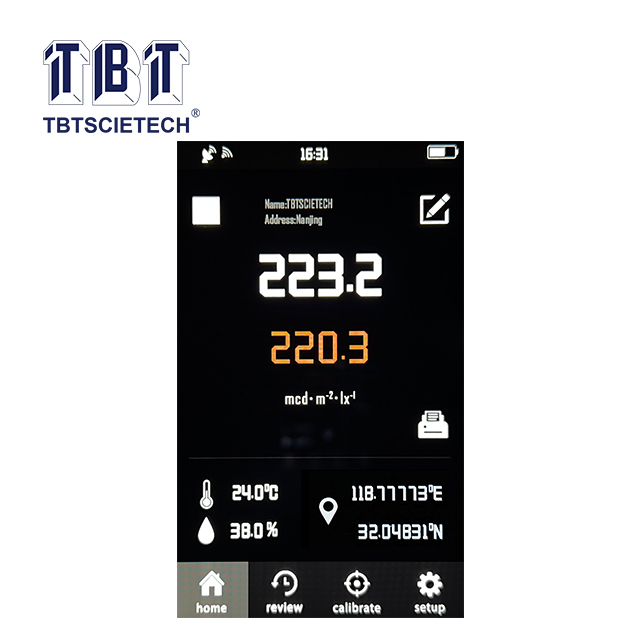 RetroreFlectometer cho các dấu hiệu đường