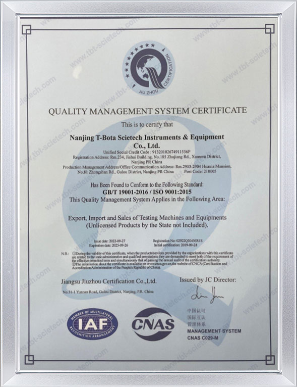 <div style="text-align: center;">Giấy chứng nhận TBT ISO9001</div> 